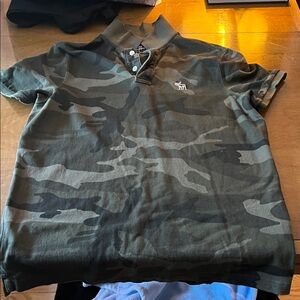 Abercrombie & Fitch Camouflage Polo Shirt